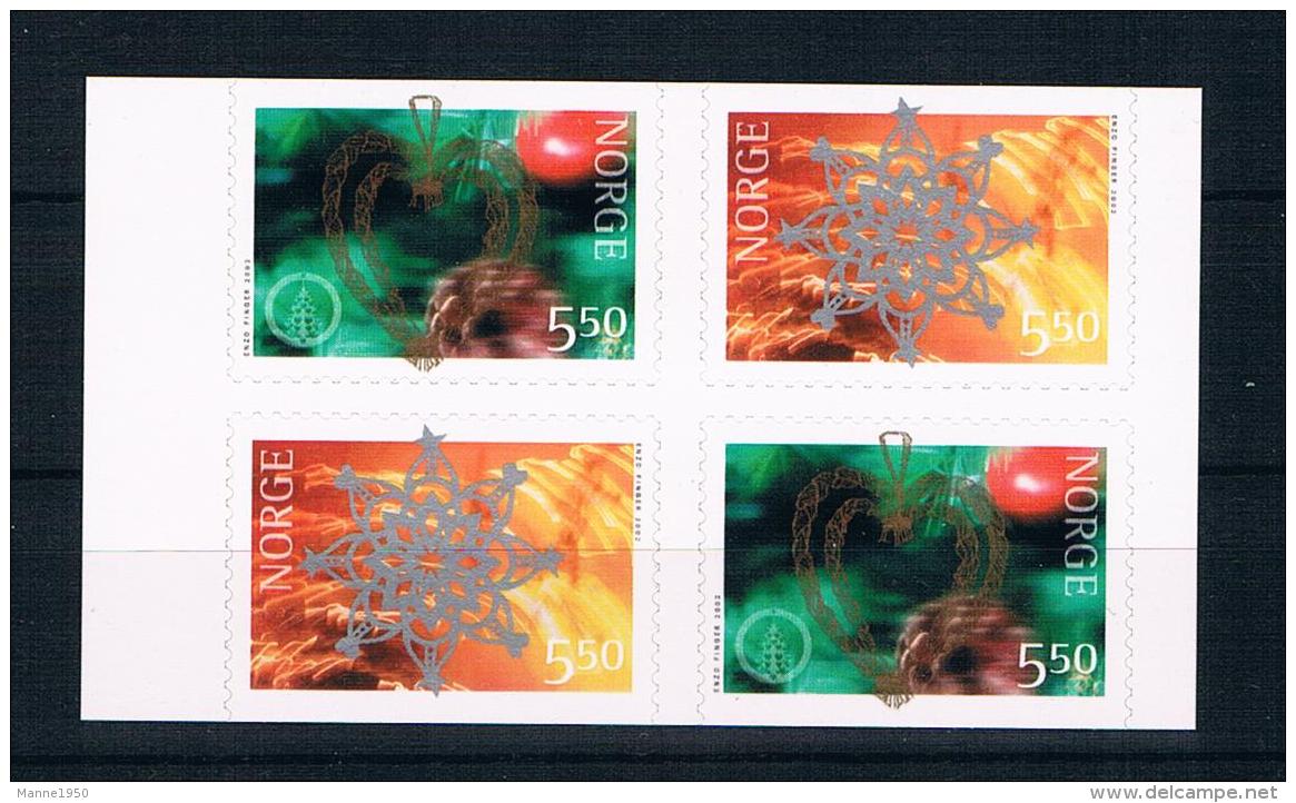 Norwegen 2002 Weihnachten Mi.Nr. 1450/51 Kpl. Satz 2 Mal ** - Ungebraucht