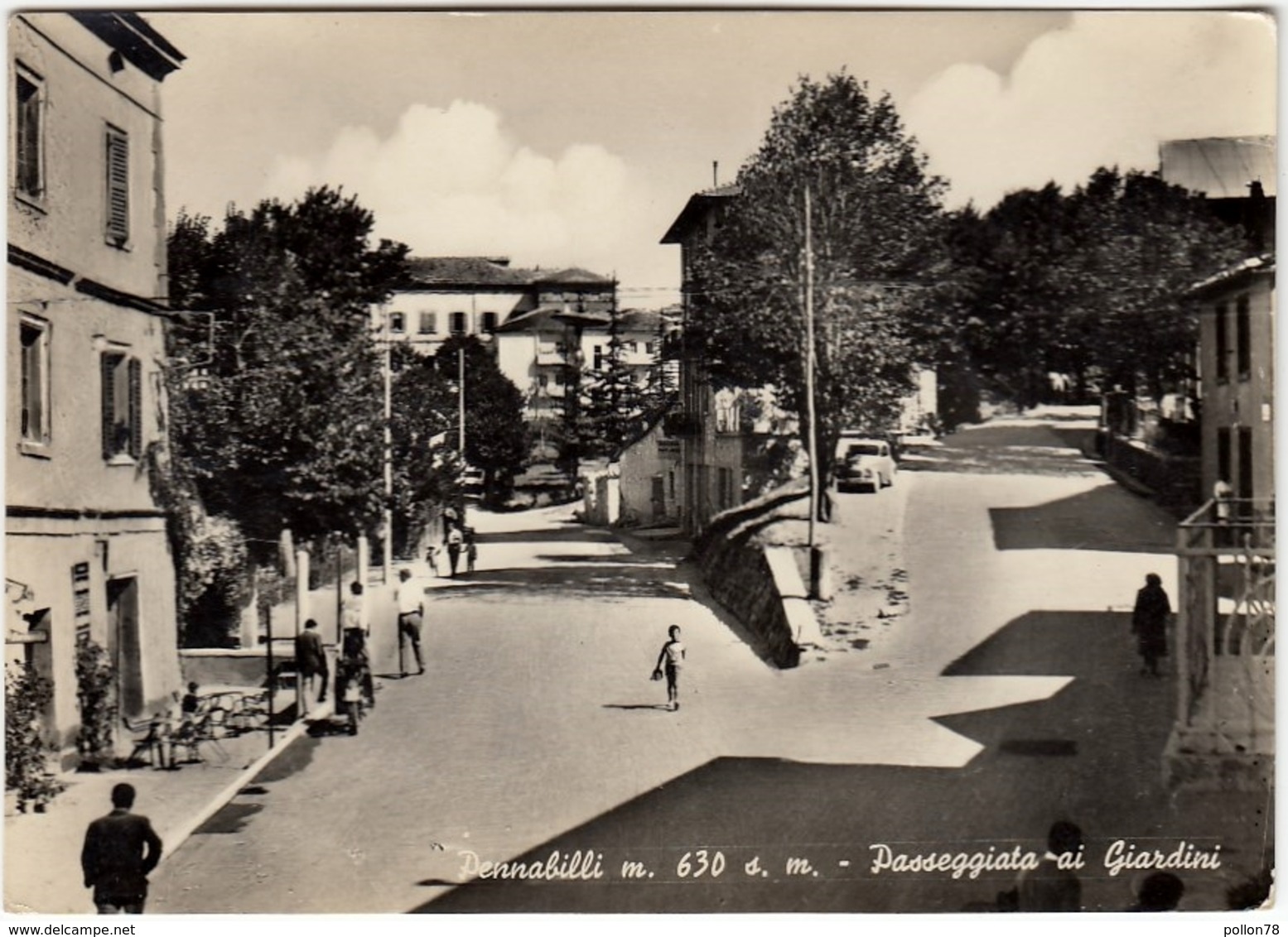 PENNABILLI - PASSEGGIATA AI GIARDINI - RIMINI - 1958 - Rimini