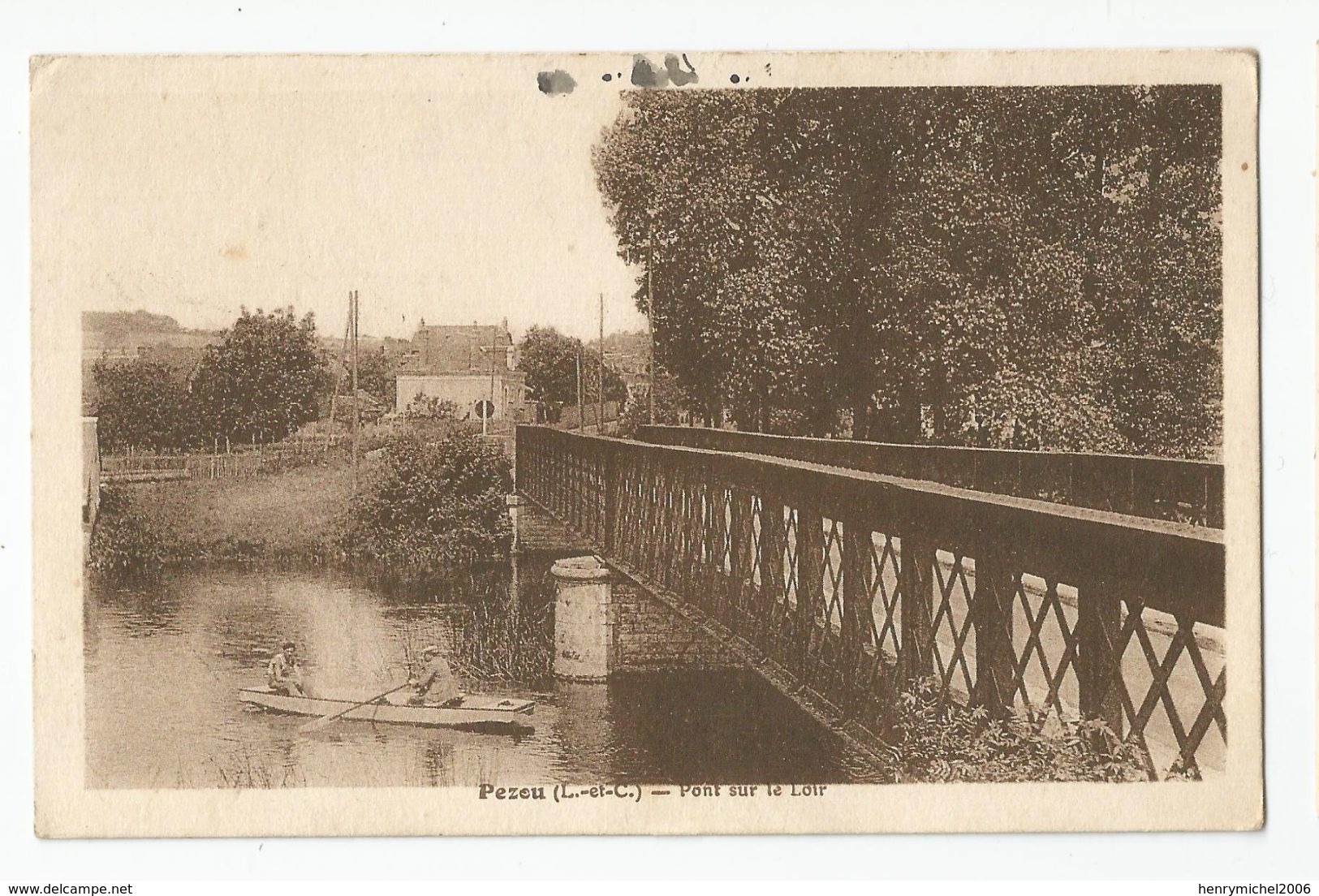 41 Loir Et Cher Pezou Pont Sur Le Loir Barque - Other & Unclassified