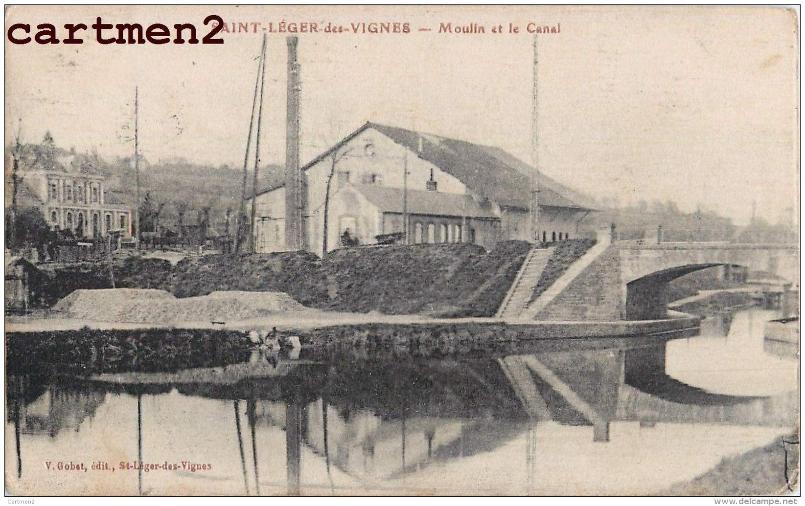 SAINT-LEGER-DES-VIGNES MOULIN ET CANAL 58 - Autres & Non Classés