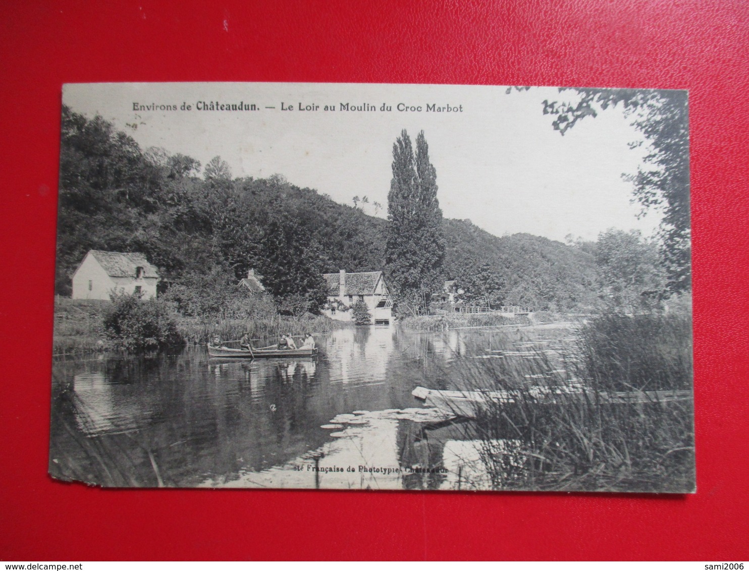 CPA 28 ENVIRONS DE CHATEAUDUN LE LOIR AU MOULIN DU CROC MARBOT - Chateaudun