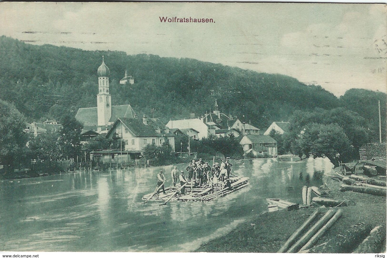 Wolfratshausen.  Sent To Denmark 1910.     S-3930 - Wolfratshausen