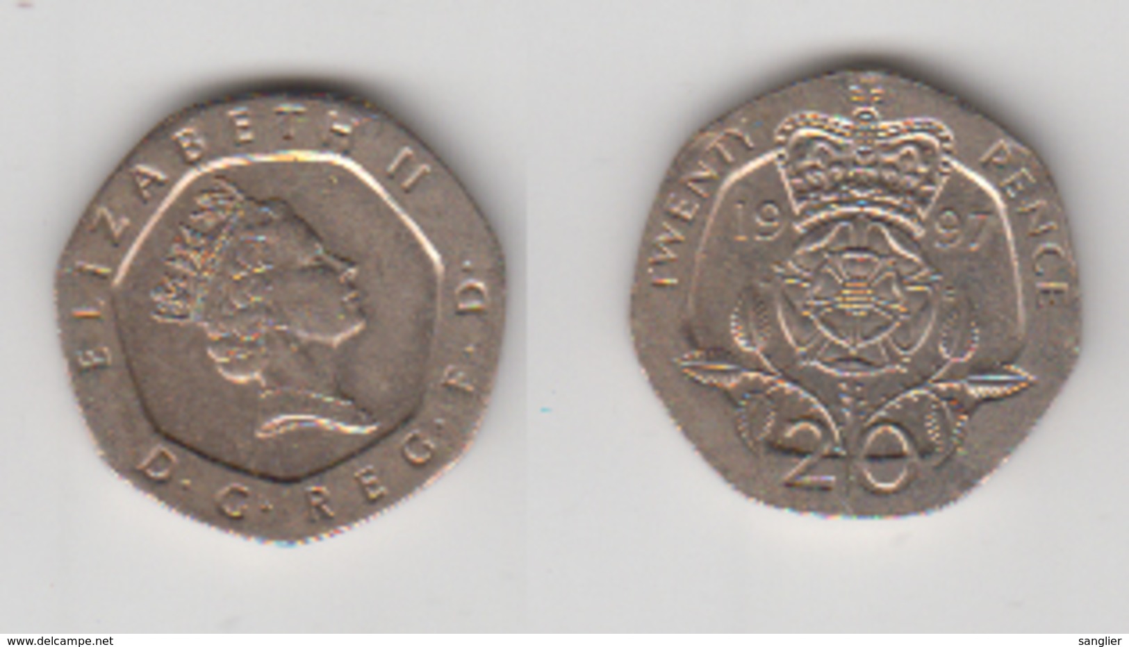 ANGLETERRE - 20 PENCE 1997 - 20 Pence