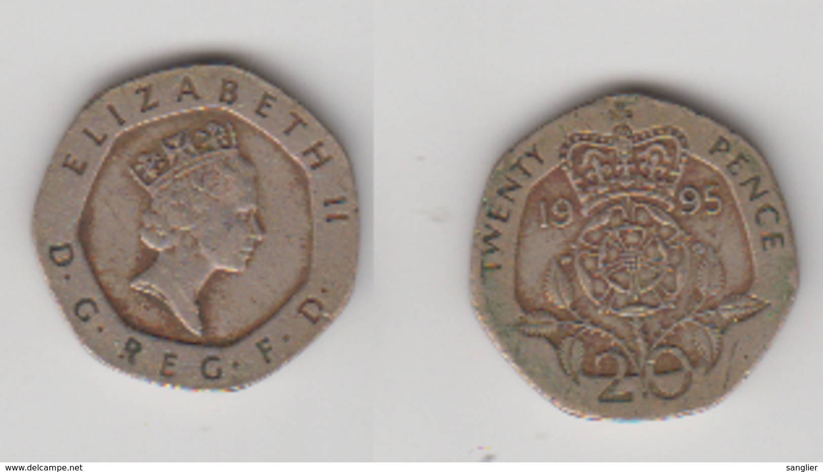 ANGLETERRE - 20 PENCE 1995 - 20 Pence