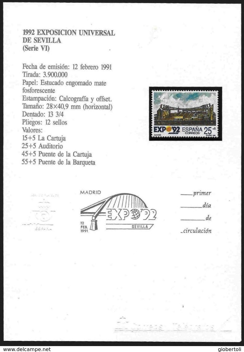 Spagna/Spain/Espagne: Tutte L'emissioni Filateliche Dedicate All'Esposizione In Elegante Confezione Regalo. - 1992 – Siviglia (Spagna)