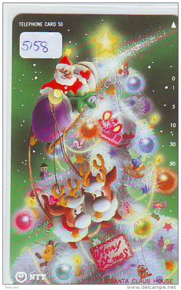 Télécarte Japon * 231-168 * DISNEY  (5158) MERRY CHRISTMAS * PHONECARD JAPAN * - Disney