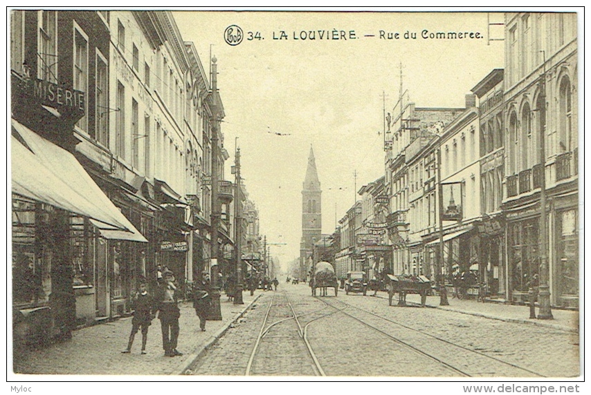 La Louvière. Rue Du Commerce. - La Louviere