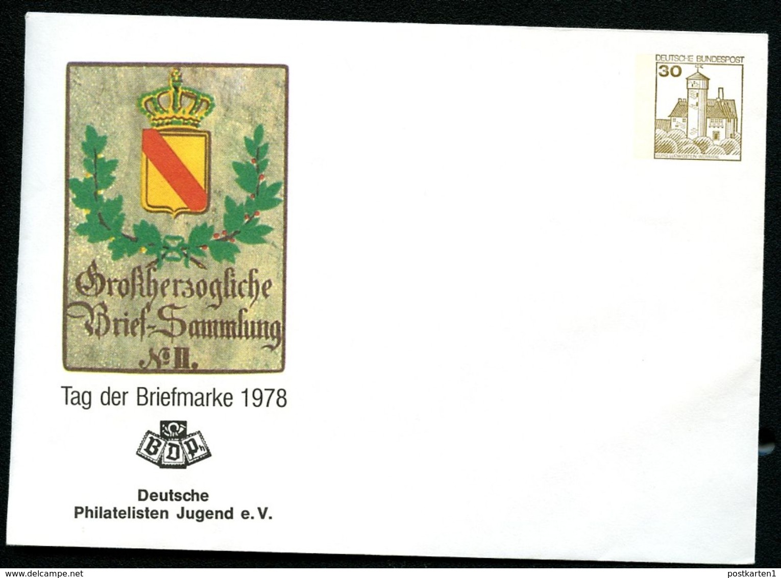 Bund PU108 C1/020 Privat-Umschlag TAG DER BRIEFMARKE Philatelisten-Jugend 1978 - Enveloppes Privées - Neuves