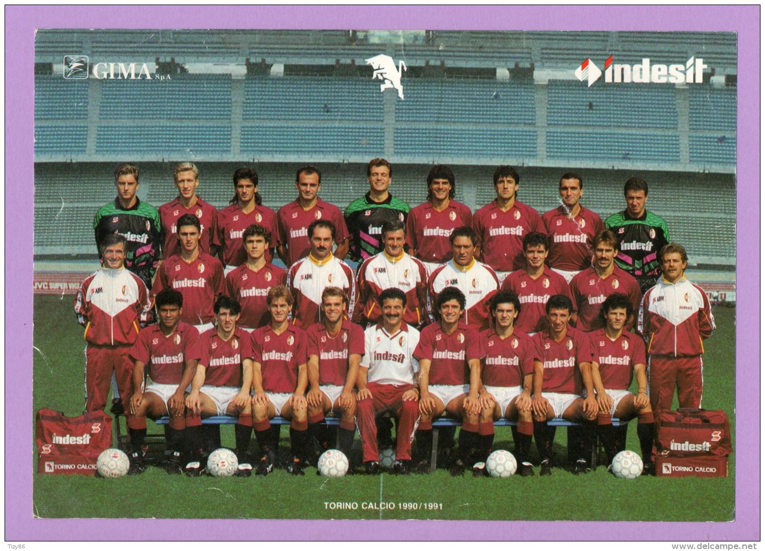 Fotografia Toro  Calcio 1990/1991 - Andere & Zonder Classificatie