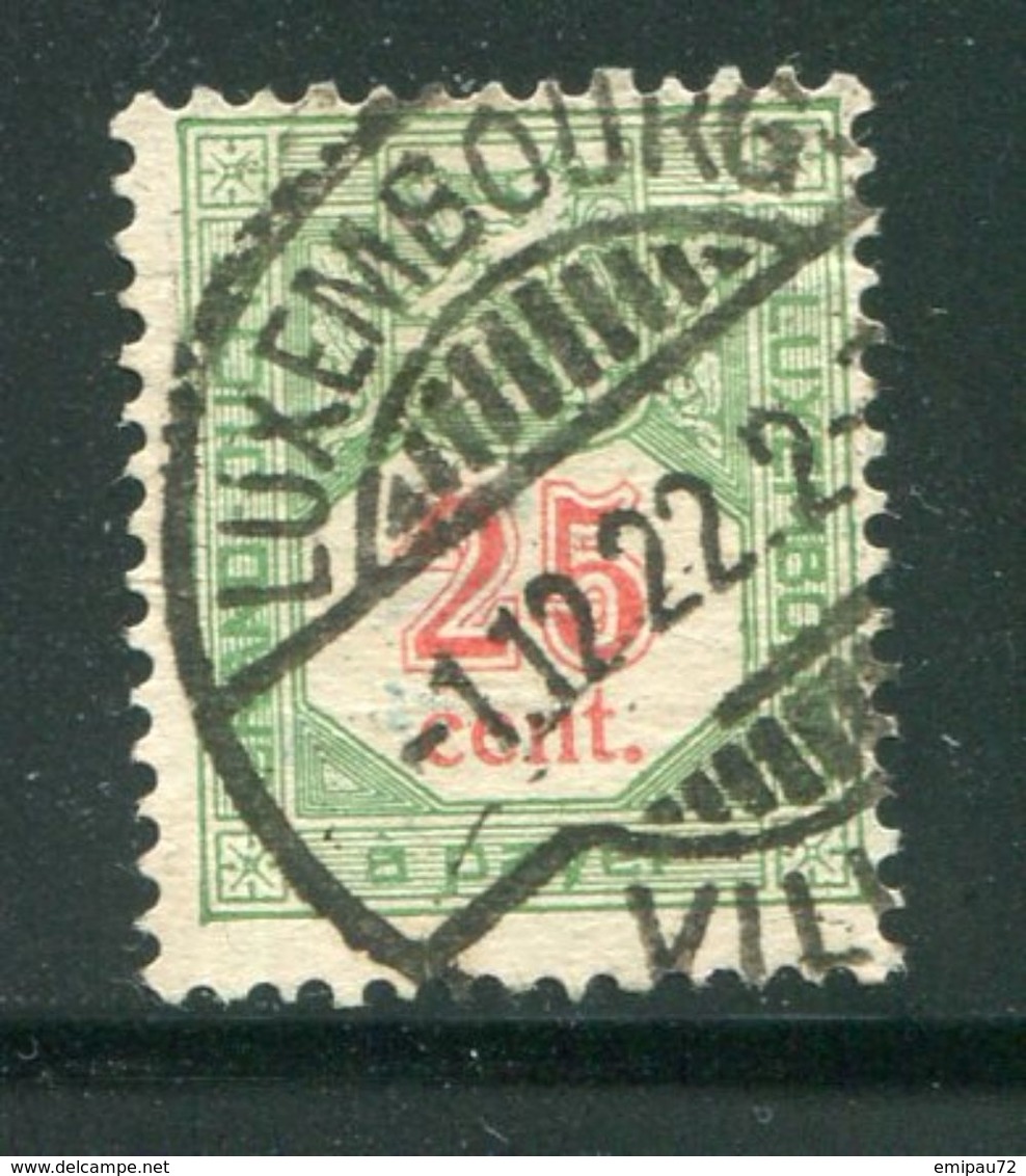 LUXEMBOURG- Taxe Y&T N°13- Oblitéré (très Belle Oblitération!!!) - Postage Due