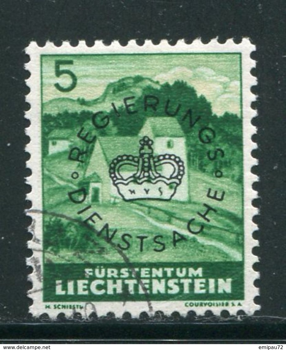 LIECHTENSTEIN- Service Y&T N°22- Oblitéré - Service