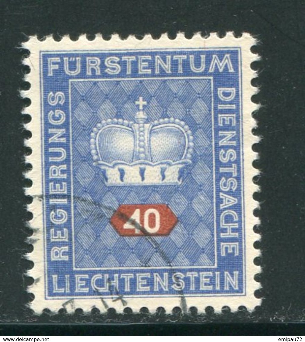 LIECHTENSTEIN- Service Y&T N°39- Oblitéré - Service