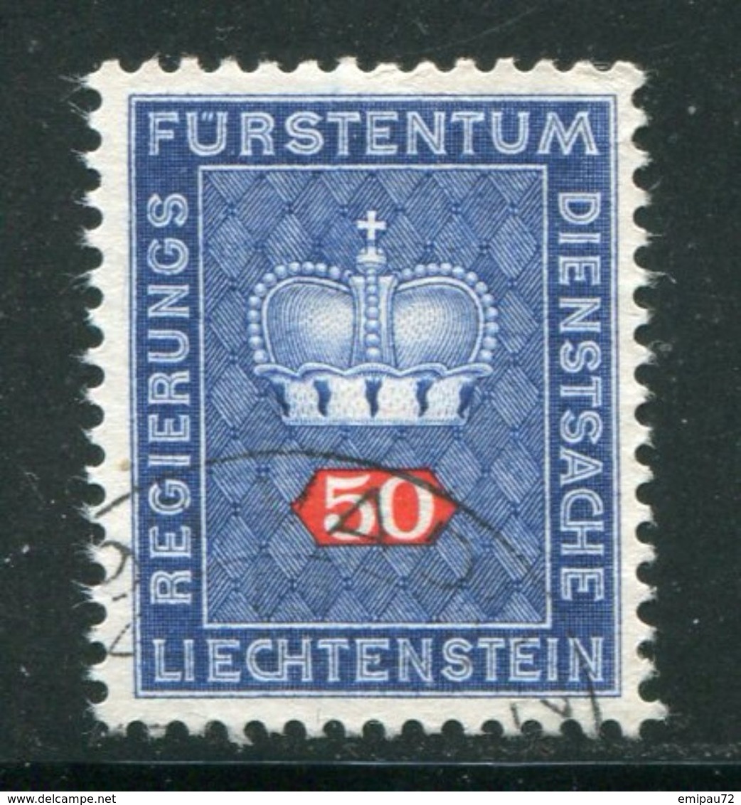 LIECHTENSTEIN- Service Y&T N°49- Oblitéré - Service