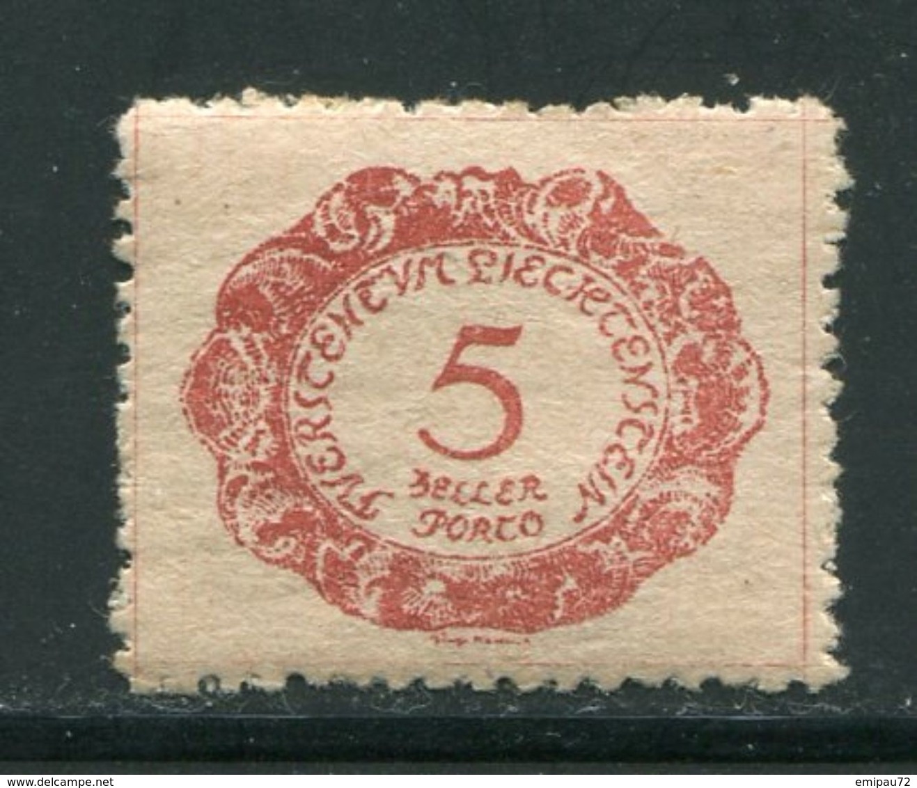 LIECHTENSTEIN- Taxe Y&T N°1- Neuf Avec Charnière * - Postage Due