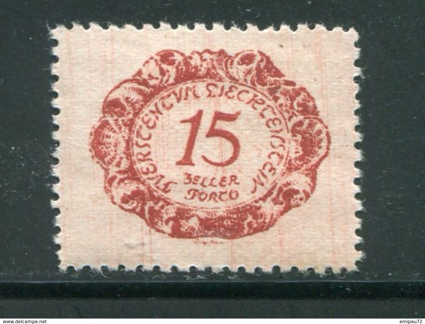 LIECHTENSTEIN- Taxe Y&T N°3- Neuf Avec Charnière * - Taxe