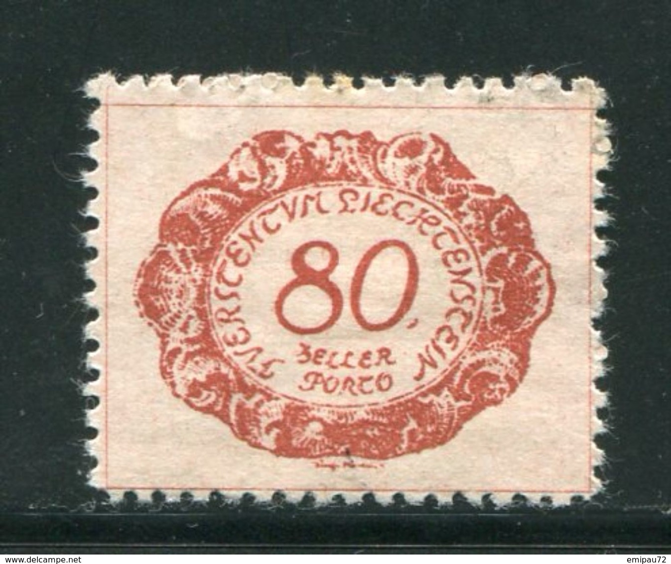 LIECHTENSTEIN- Taxe Y&T N°9- Neuf Avec Charnière * - Postage Due