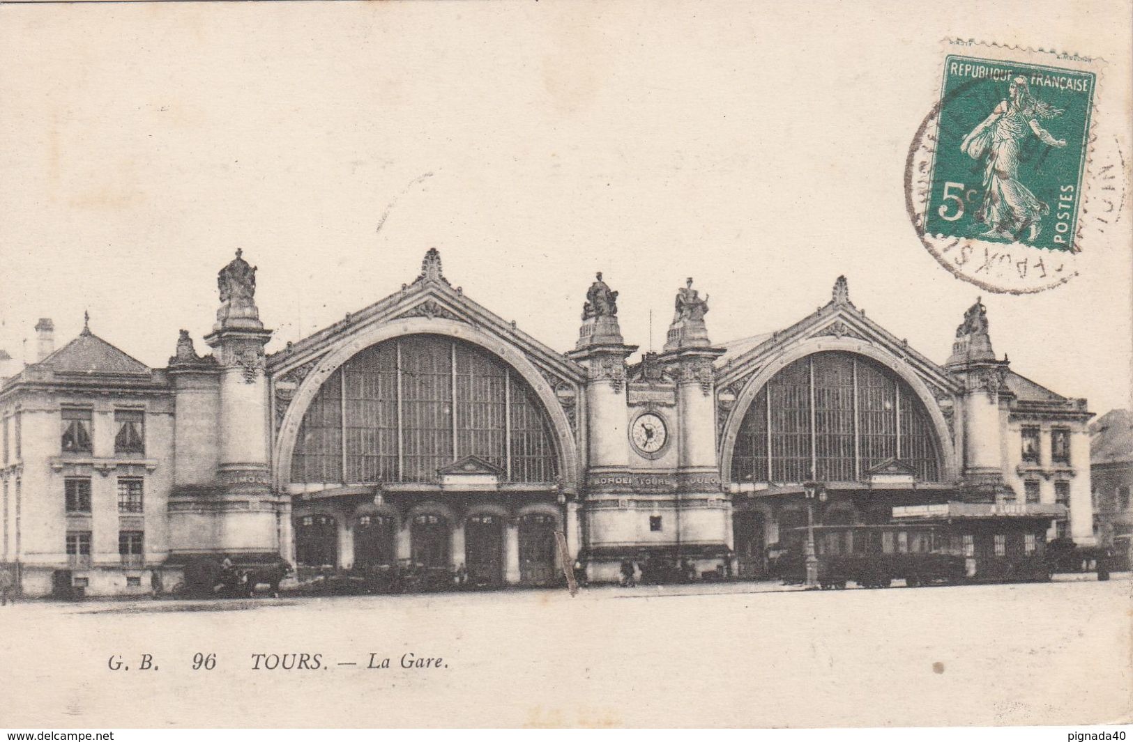 Cp , TRANSPORTS , TOURS , La Gare - Stazioni Senza Treni