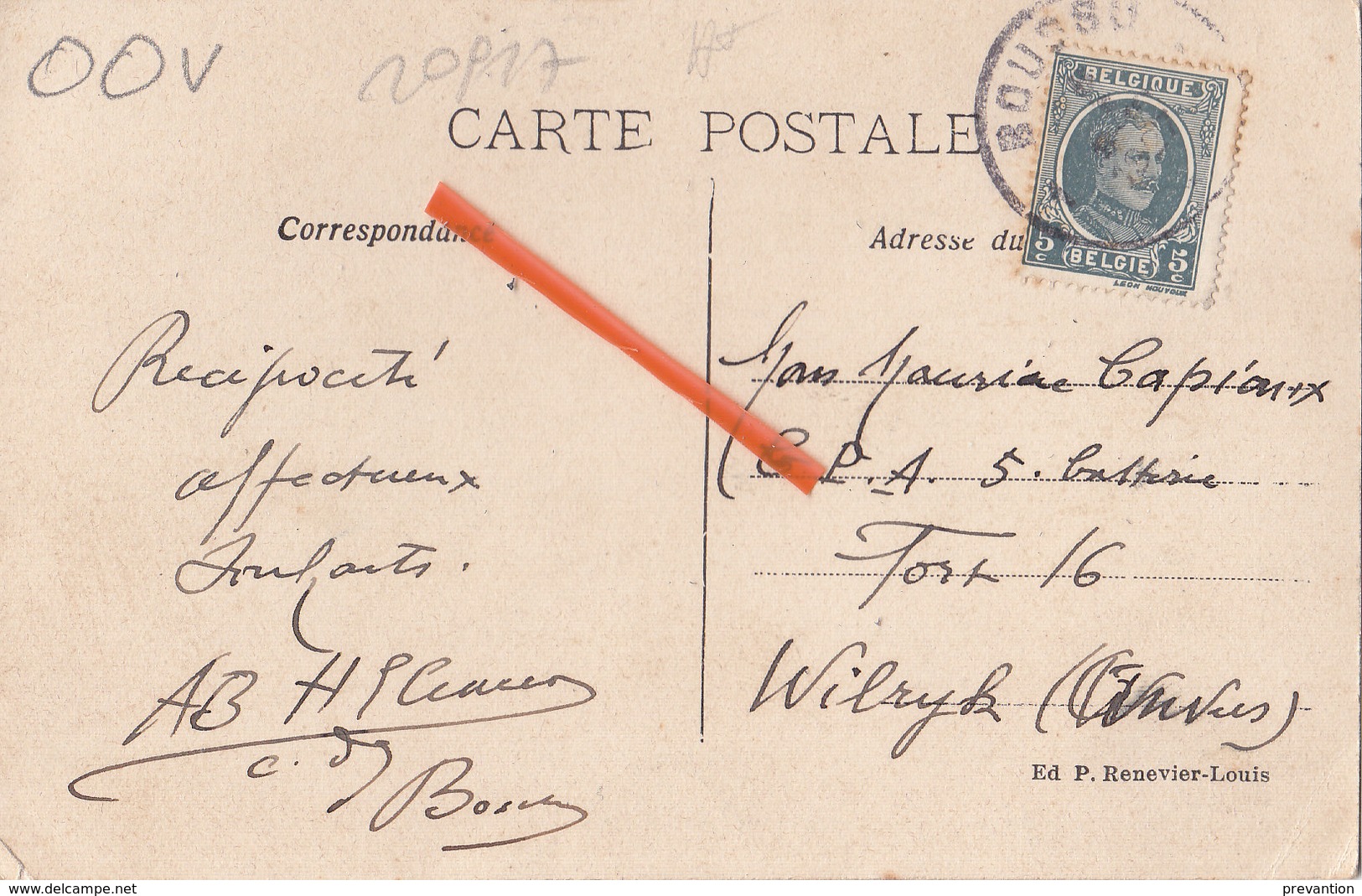 BOUSSU - Rue Royale - Carte Circulée - Boussu