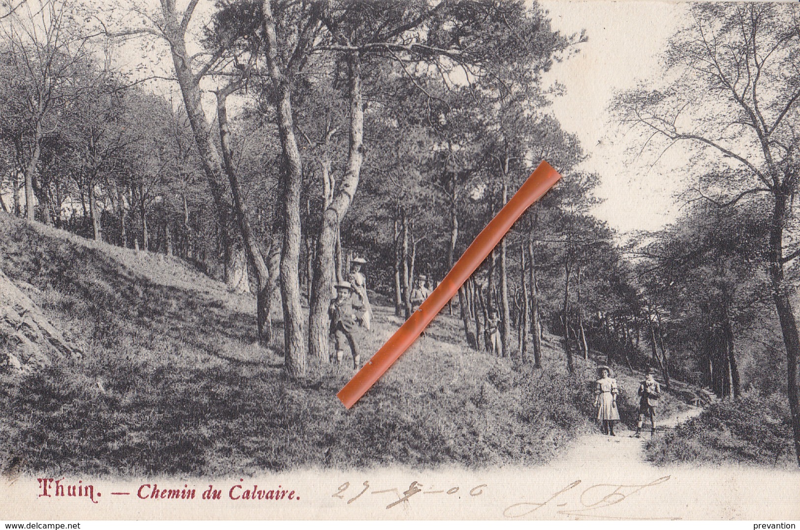 THUIN - Chemin Du Calvaire - Carte Animée - Thuin