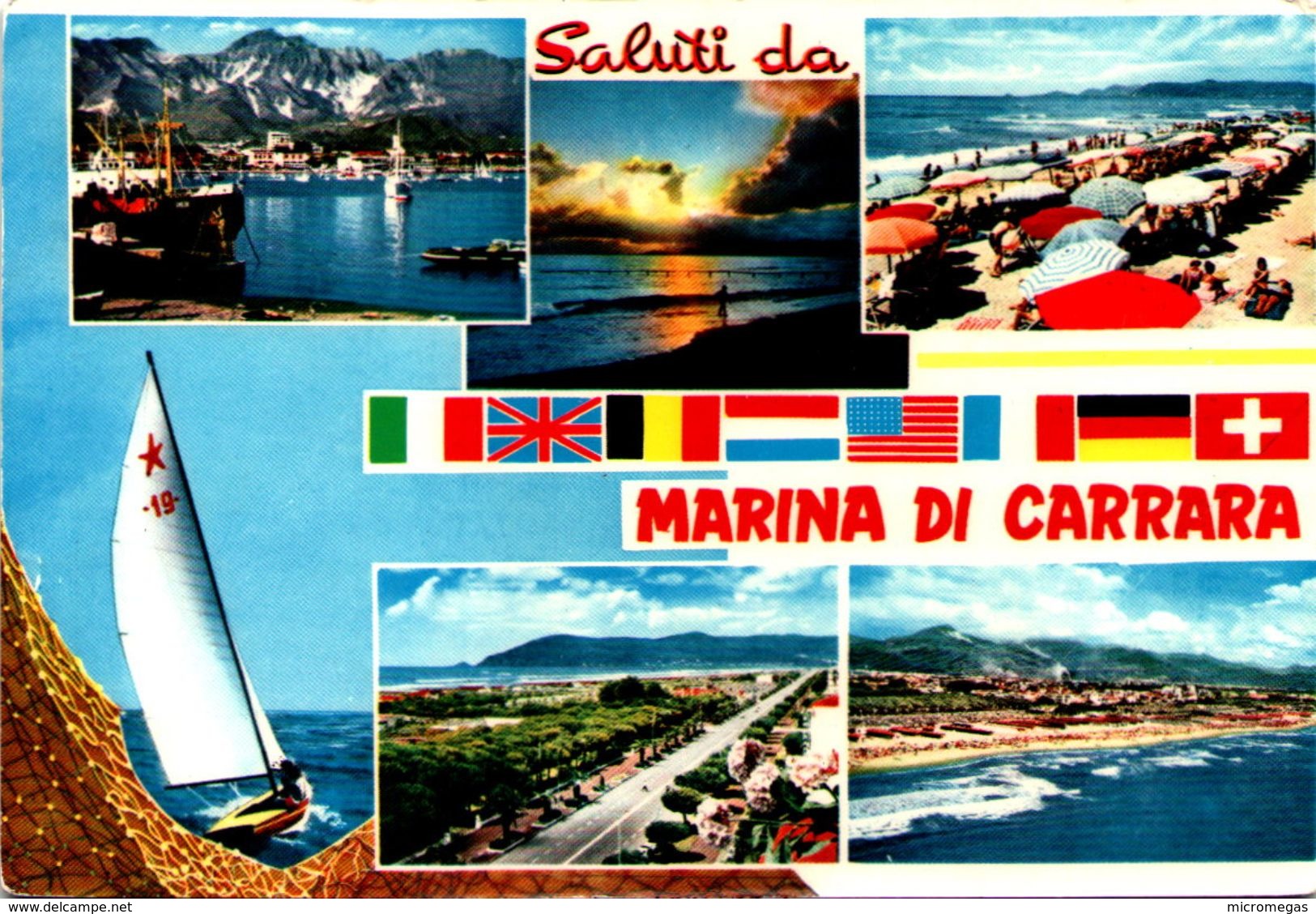 Saluti Da MARINA Di CARRARA - Multivues - Carrara