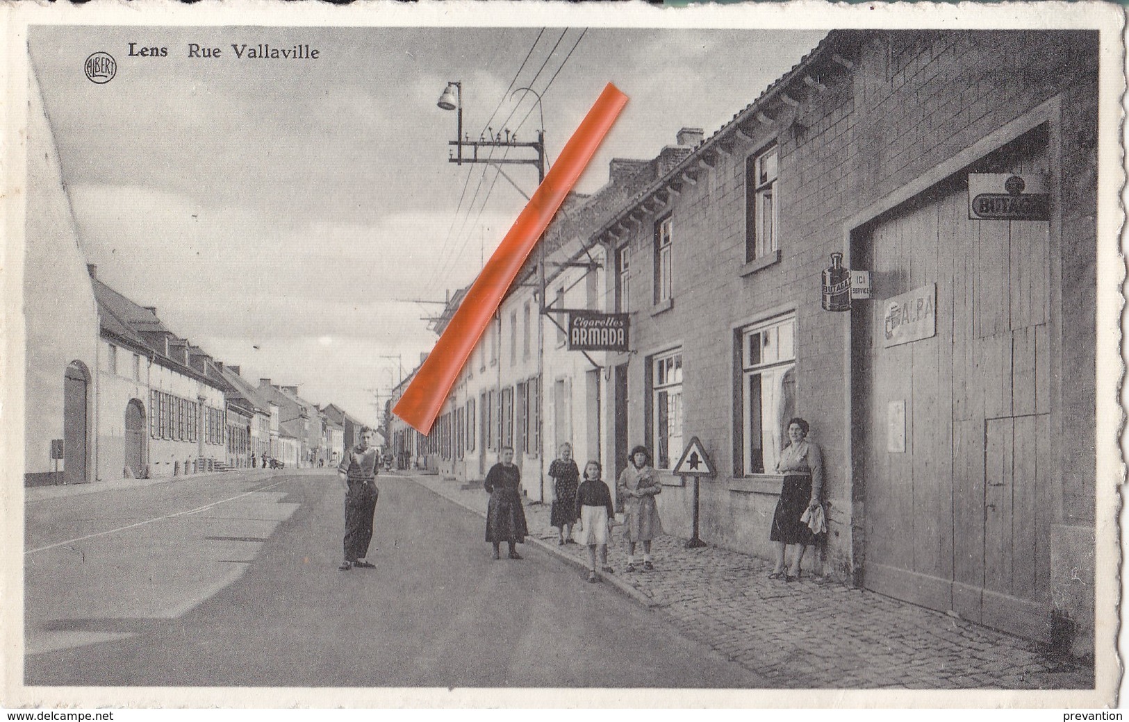 LENS - Rue Vallaville - Carte Animée - Lens