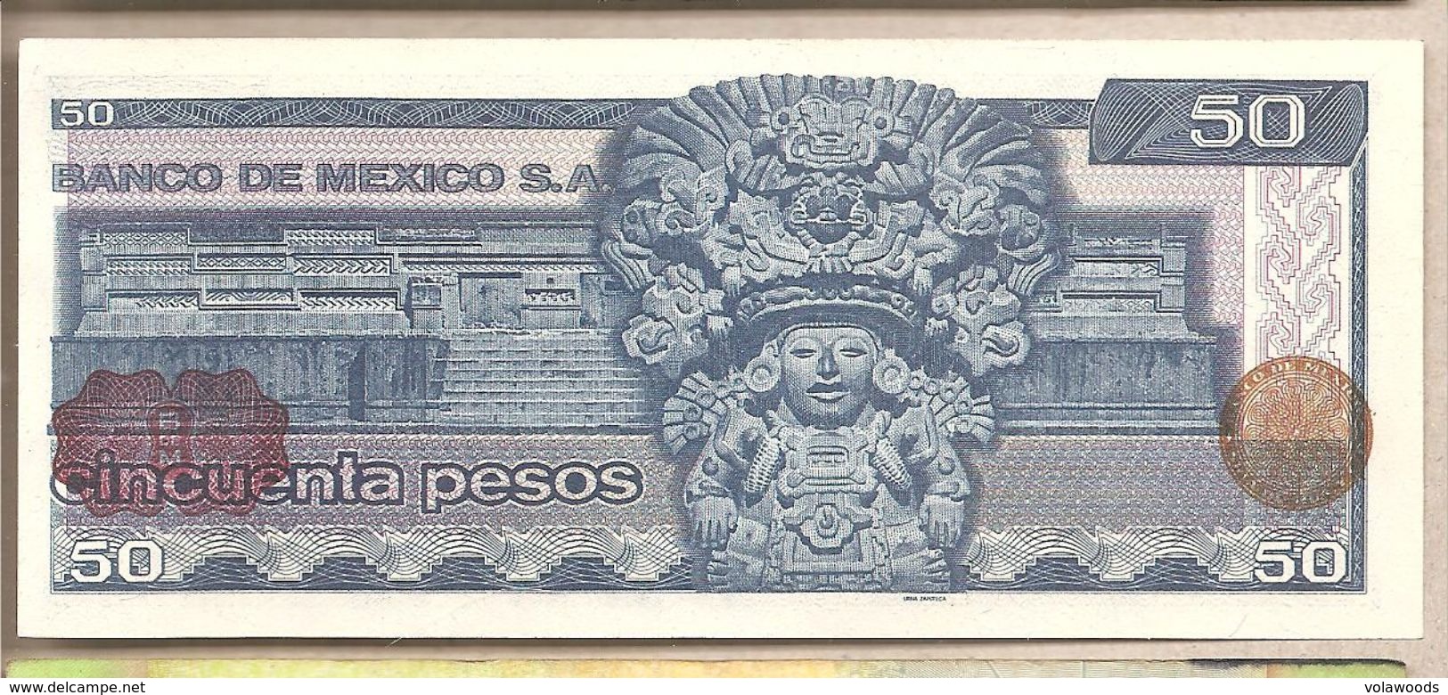 Messico - Banconota Non Circolata FdS Da 50 Pesos P-73a.36 - 1981 - Messico