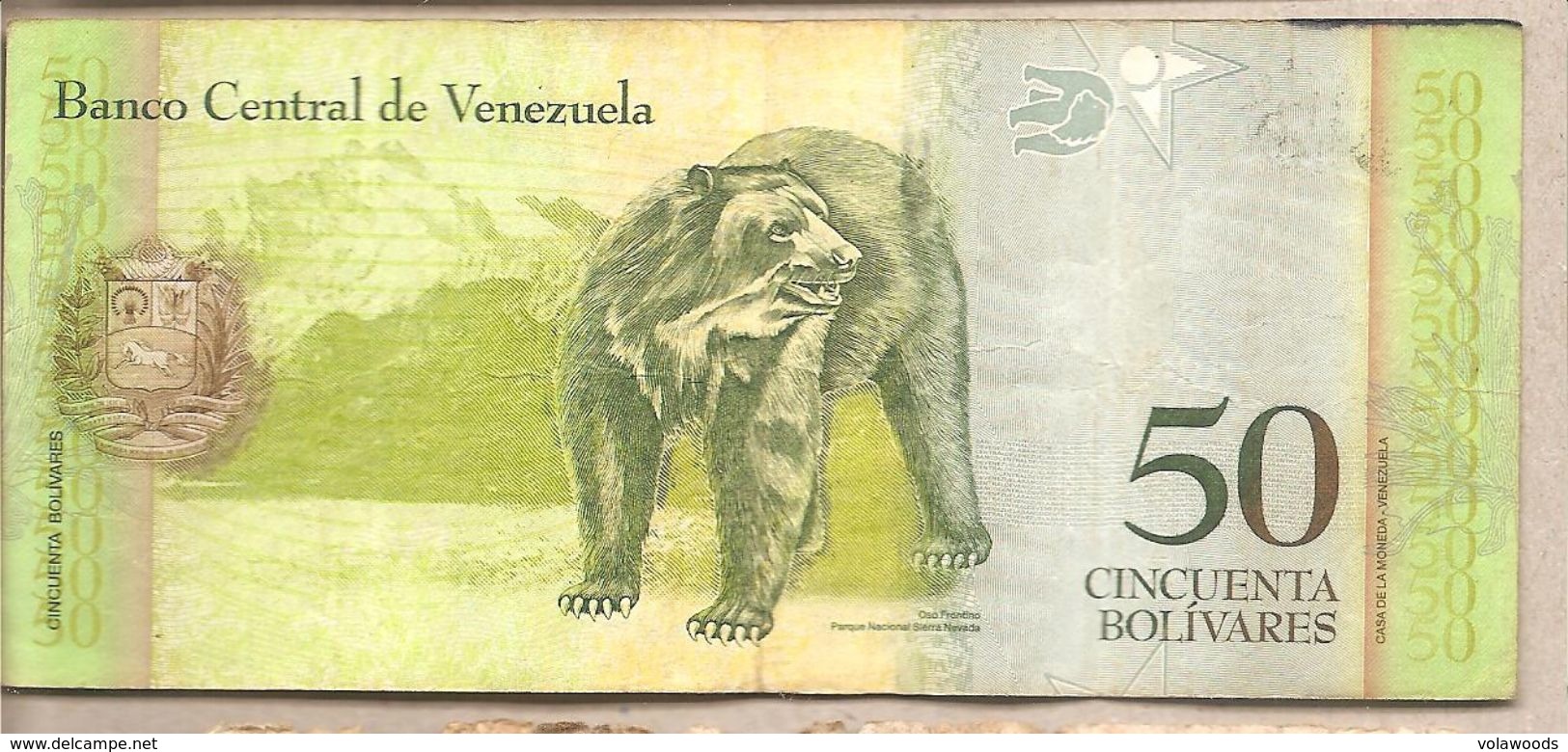 Venezuela - Banconota Circolata Da 50 Bolivares P-92d -2009 - Venezuela