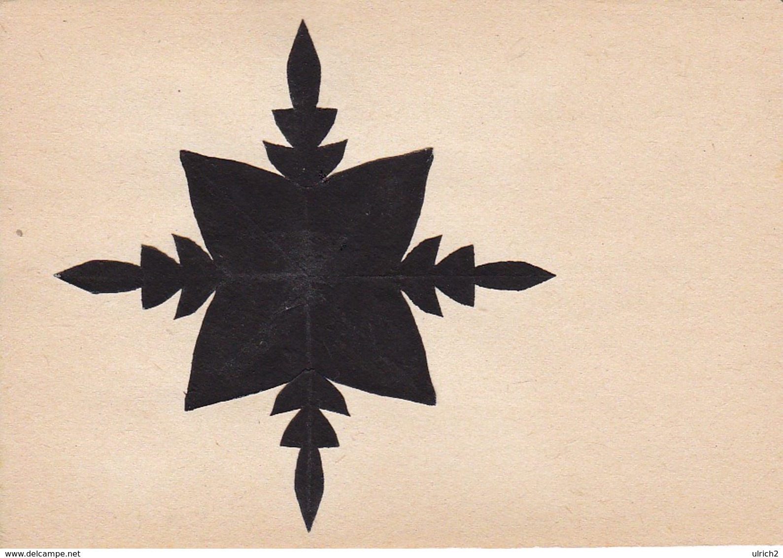 Orig. Scherenschnitt - 1948 (32583) - Chinese Paper Cut