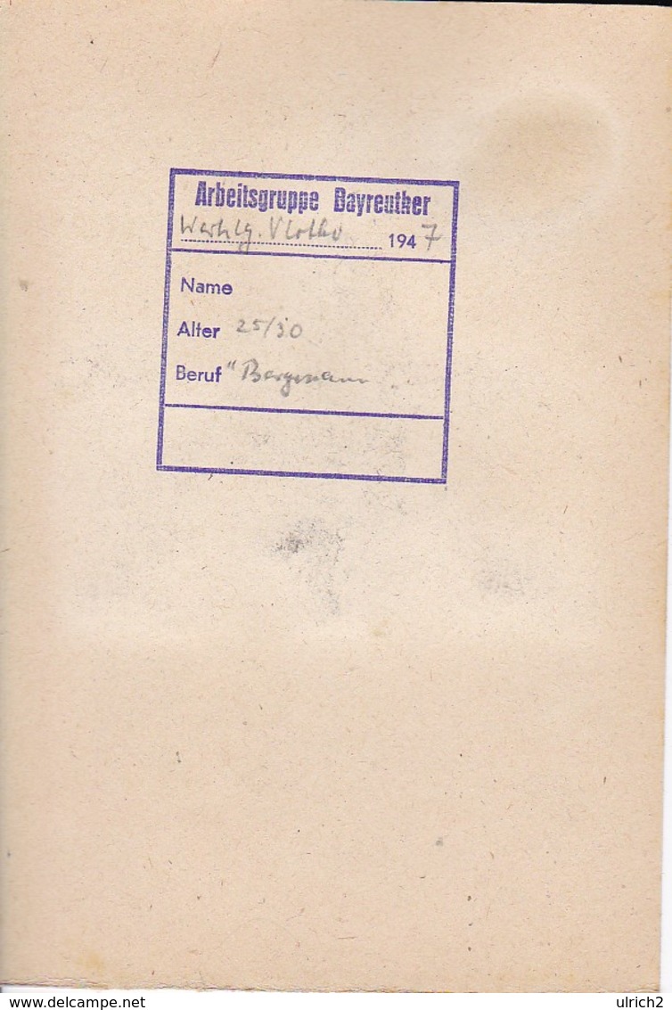 Orig. Scherenschnitt - 1948 (32585) - Scherenschnitte