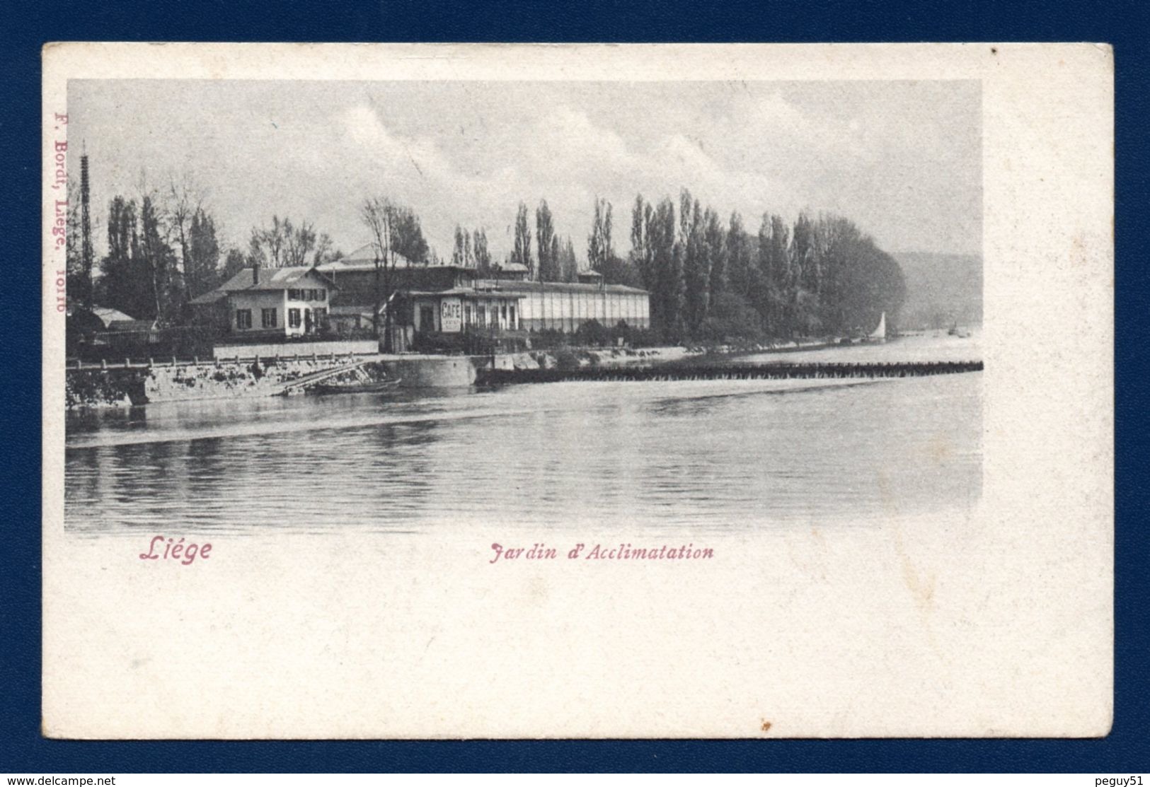 Liège.  Jardin D' Acclimatation( 1865). Café. Parc De La Boverie. 1902 - Liege