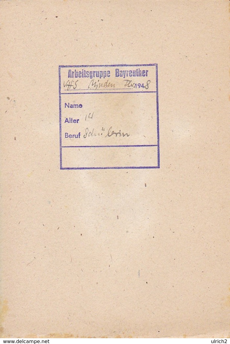 Orig. Scherenschnitt - Blumen Vögel - 1948 (32591) - Papier Chinois