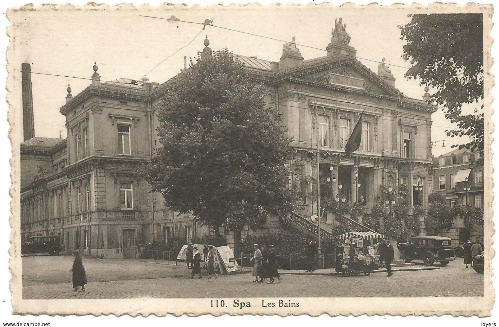 Spa. Les Bains.  (scan Verso) - Spa