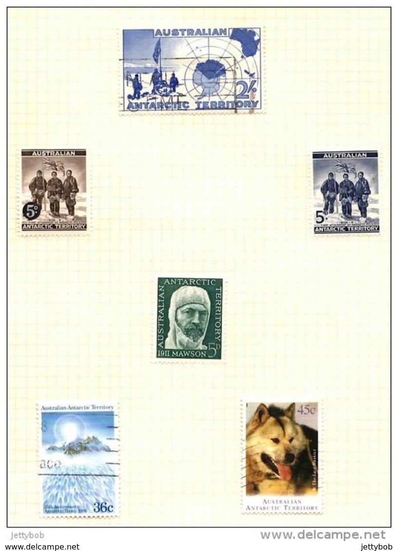 AAT Selection Of 6 Stamps From 1957-1994 - Gebruikt