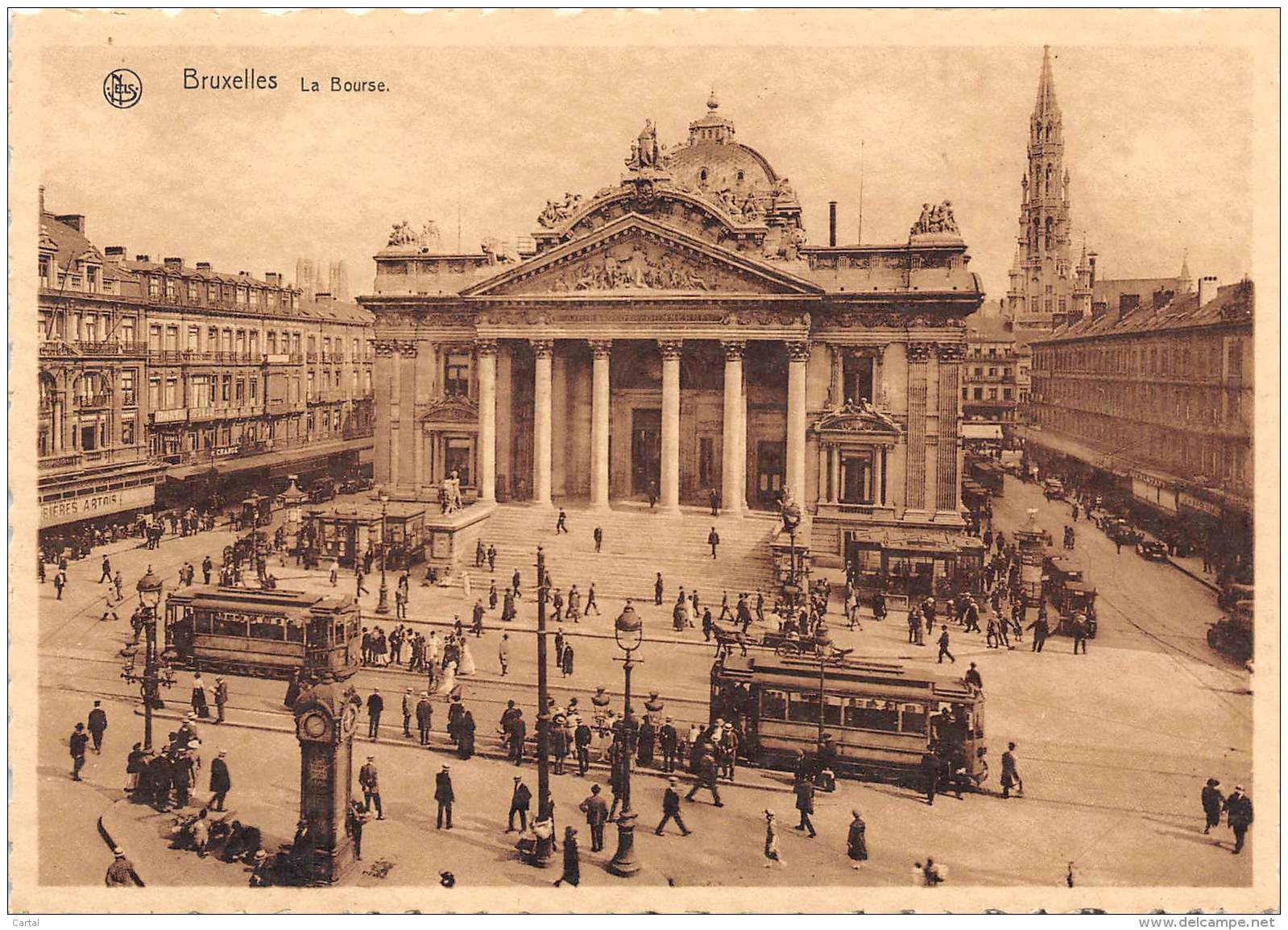 CPM - BRUXELLES - La Bourse - Monuments, édifices