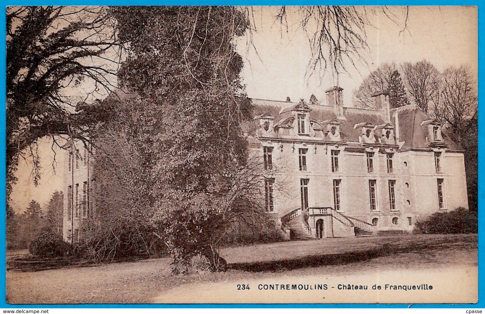 CPA 76 CONTREMOULINS - Château De Franqueville ° G. Palfray éditeur N° 234 - Autres & Non Classés