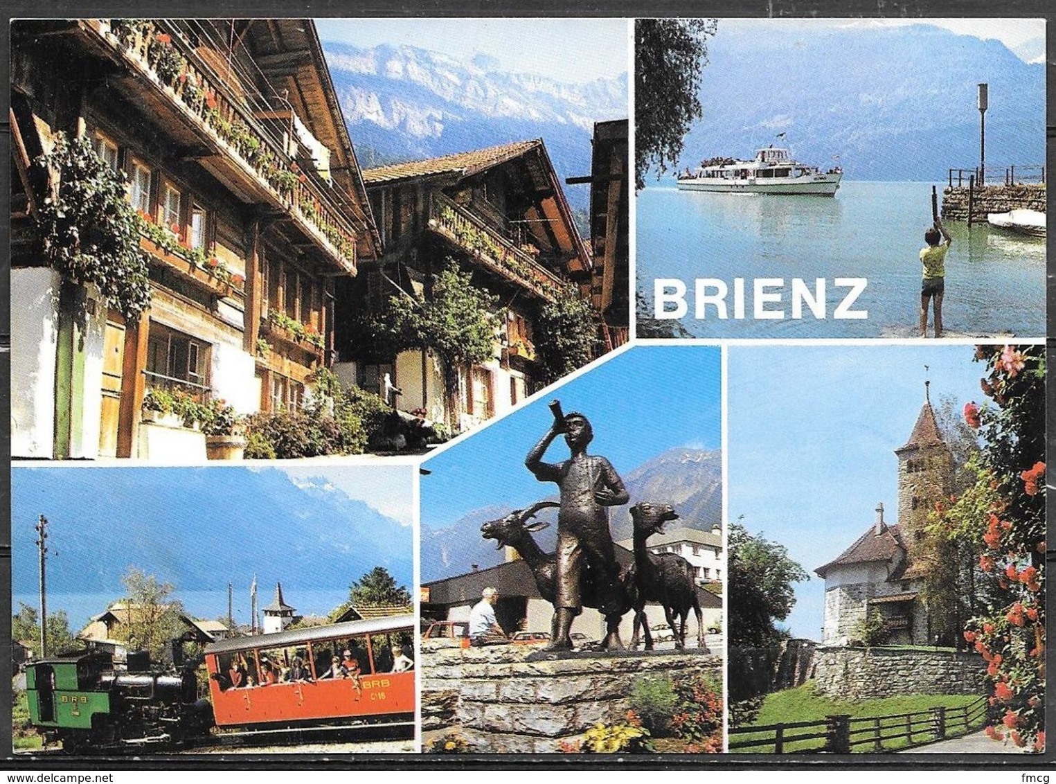 Switzerland, Brienz, (Berner Oberland) Multiview, Unused - Brienz