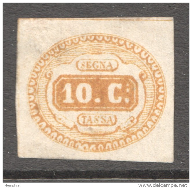 Taxe #1 - Ocre  * - Postage Due