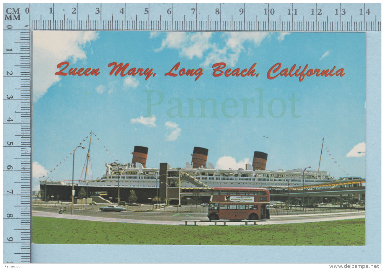 Long Beach California - The Queen Mary At Long Beach - Long Beach