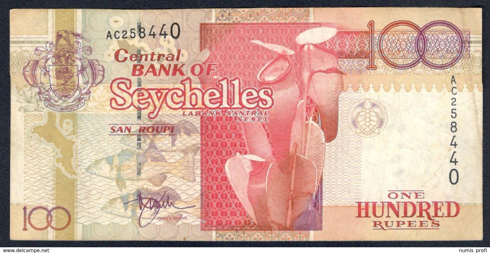 Seychelles - 100 Rupees 1998 - P39 - Seychelles