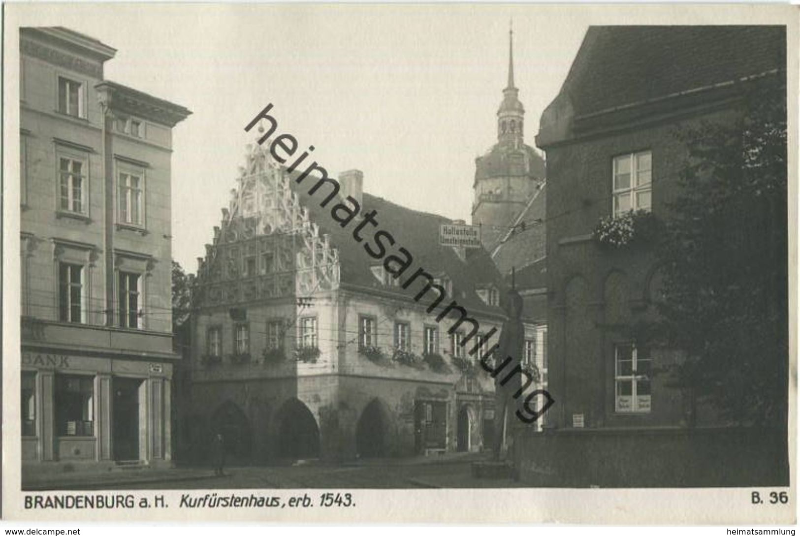 Brandenburg A. H. - Kurfürstenhaus - Foto-AK 30er Jahre - Verlag Ludwig Walter Berlin - Brandenburg