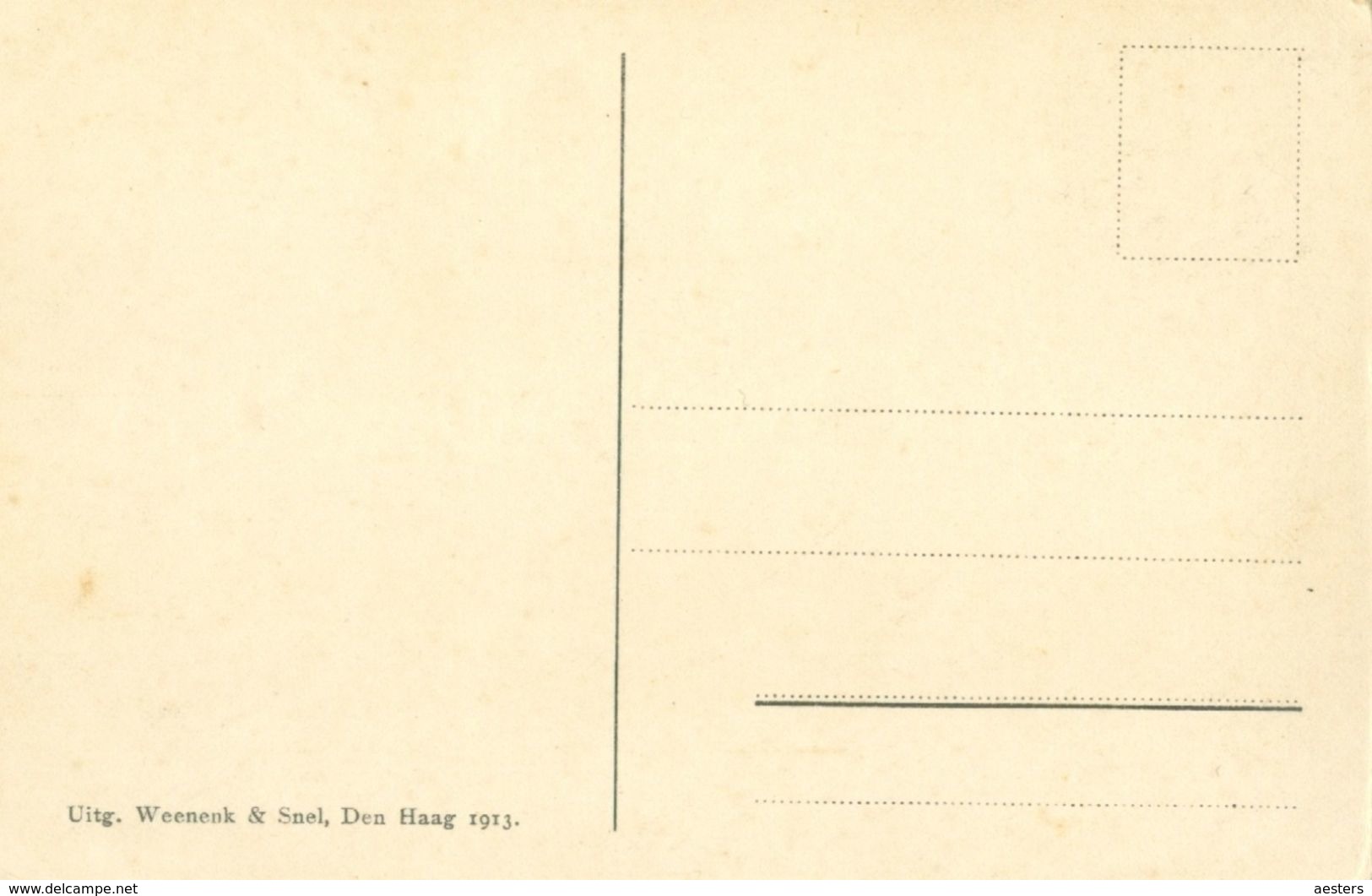 Rozendaal 1913; Kasteel Rosendael. Kettingbrug - Niet Gelopen. (Weenenk & Snel - Den Haag) - Velp / Rozendaal