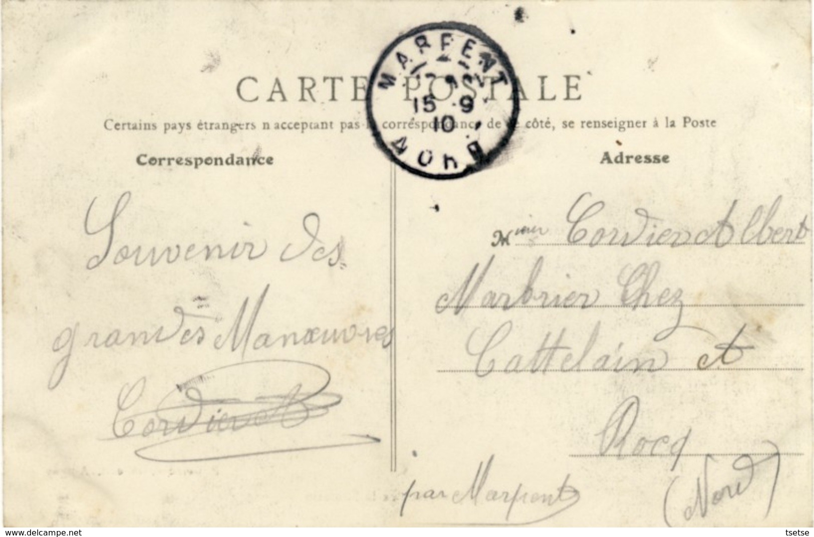 Attigny - Hôtel De Ville - 1908 ( Voir Verso ) - Attigny