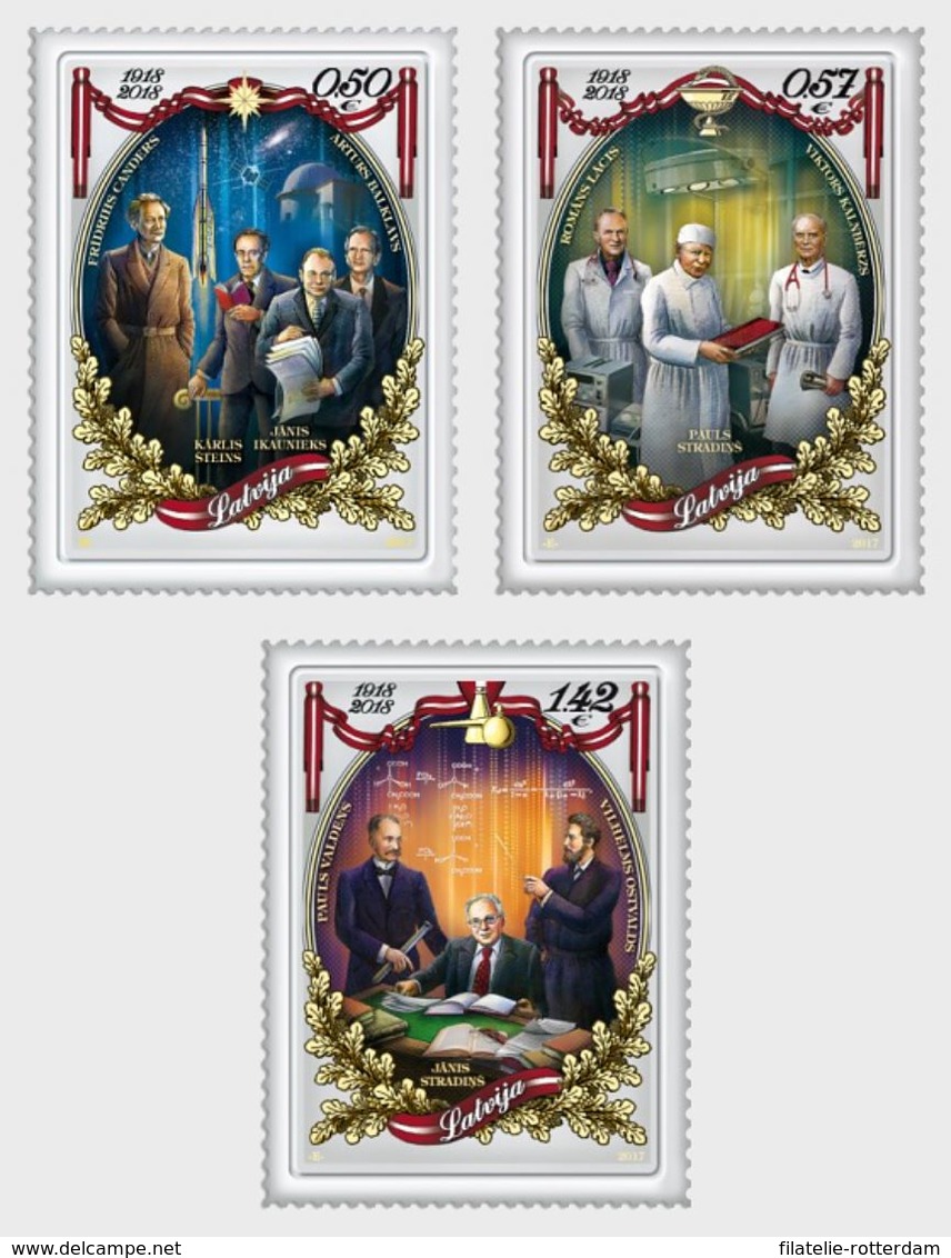 Letland / Latvia - Postfris / MNH - Complete Set 100 Jaar Republiek Letland 2017 - Letland