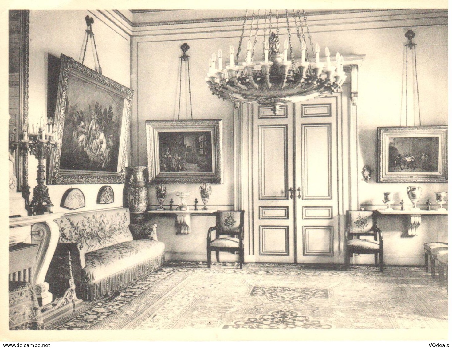 Château En Belgique - CPA - Château De Mariemont - Le Grand Salon - Châteaux