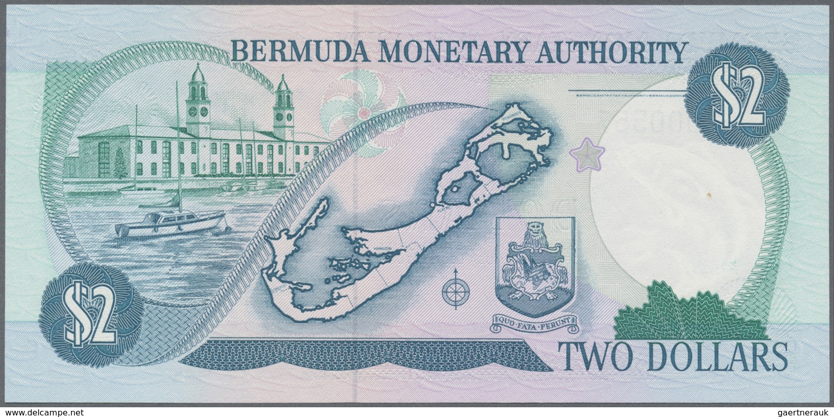 Bermuda: Set With 6 Banknotes, All With  Matching Low Serial Number $2, $5, $10, $20, $50, $100 All - Bermudes