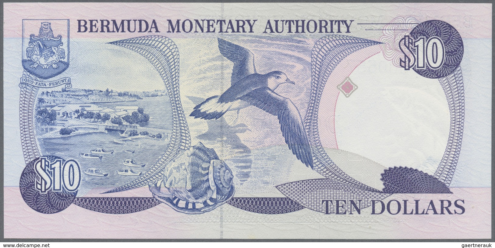 Bermuda: Set with 6 Banknotes, all with  Matching Low Serial number $2, $5, $10, $20, $50, $100 all