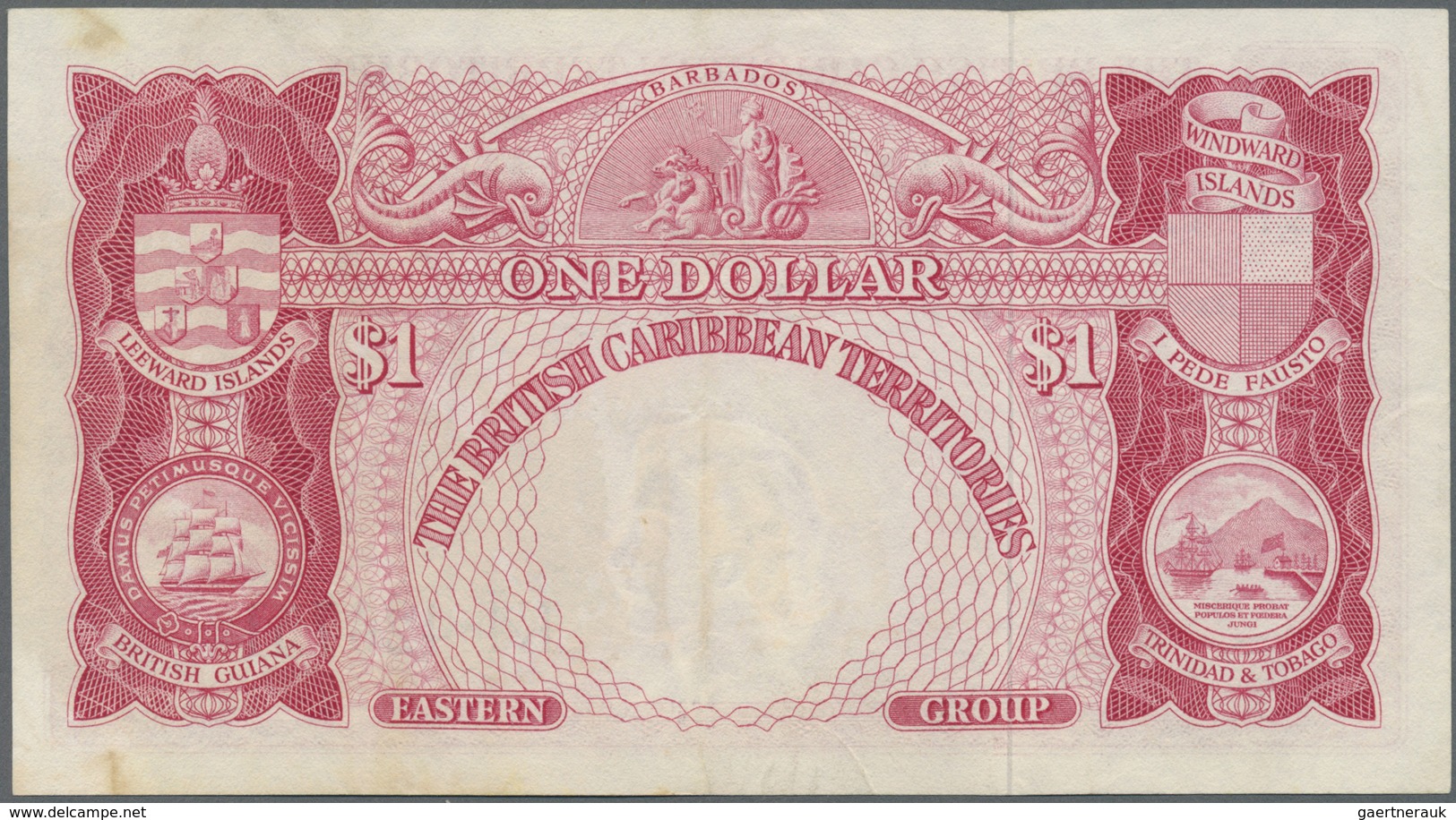 British Caribbean Territories: Rare CONSECUTIVE Pair Of 1 Dollar 1963 P. 7c, Both Notes In Similar C - Other - America