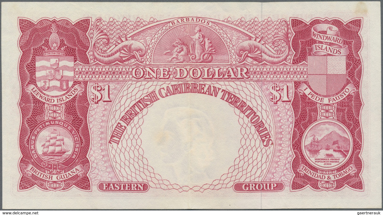 British Caribbean Territories: Rare CONSECUTIVE Pair Of 1 Dollar 1963 P. 7c, Both Notes In Similar C - Other - America