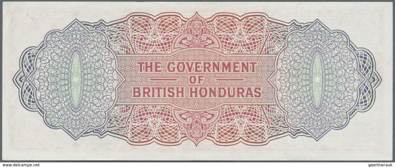 British Honduras: 5 Dollars January 1st 1973, P.30c In Excellent Condition With A Very Soft Vertical - Honduras