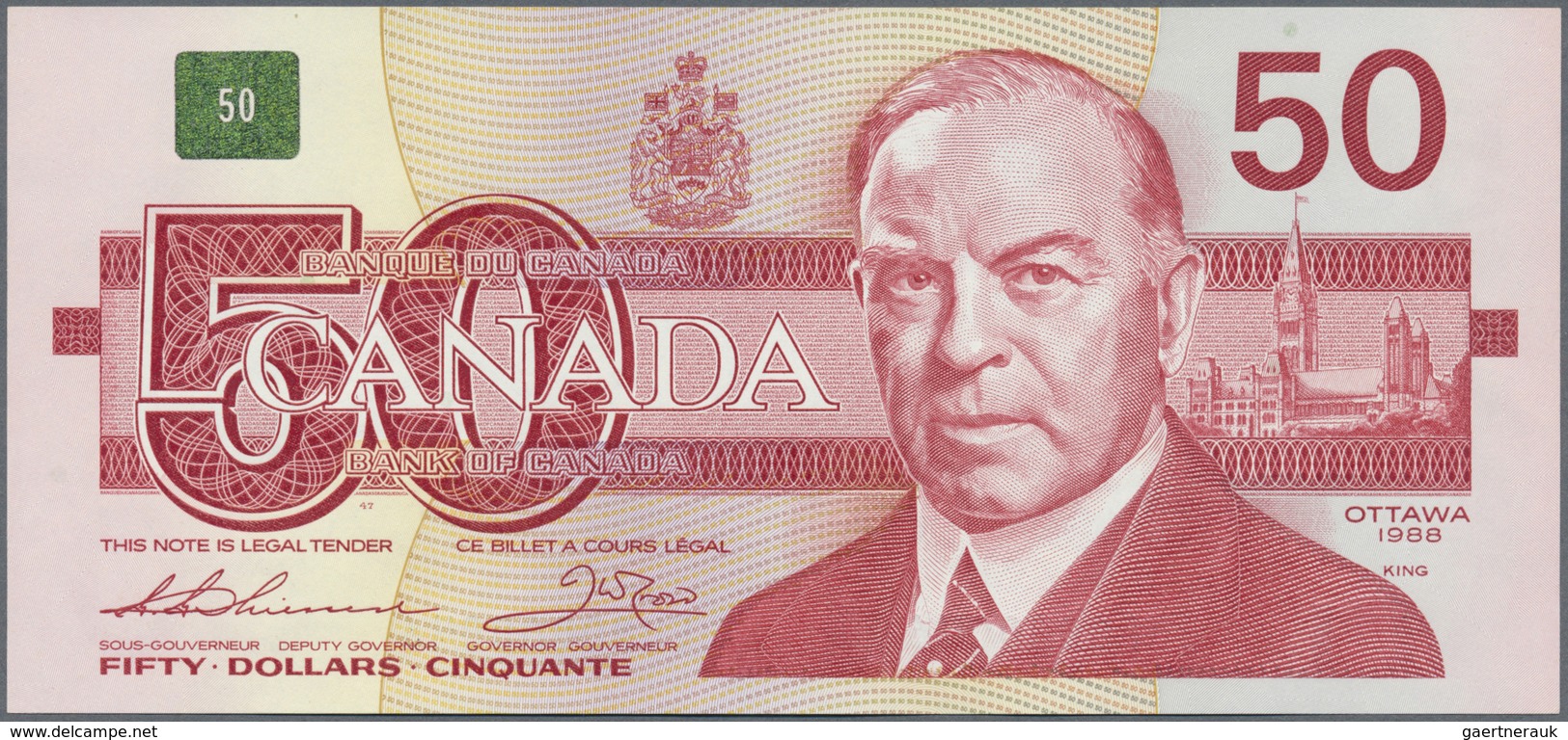 Canada: Set With 7 Banknotes 2 X 5 Dollars 1986 With Serial ANA0000046 And ENA 0000046, 10 Dollars 1 - Canada